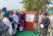 ਕੈਬਨਿਟ ਮੰਤਰੀ ਅਮਨ ਅਰੋੜਾ ਨੇ ਵਿਧਾਨ ਸਭਾ ਹਲਕਾ ਸੁਨਾਮ ਦੇ ਵੱਖ-ਵੱਖ ਪਿੰਡਾਂ ਵਿੱਚ 05 ਕਰੋੜ 06 ਲੱਖ ਰੁਪਏ ਦੇ ਵਿਕਾਸ ਕਾਰਜਾਂ ਦੇ ਰੱਖੇ ਨੀਂਹ ਪੱਥਰ