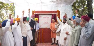 ਕੈਬਨਿਟ ਮੰਤਰੀ ਅਮਨ ਅਰੋੜਾ ਨੇ ਹਲਕਾ ਸੁਨਾਮ ਵਾਸੀਆਂ ਨੂੰ ਦਿੱਤਾ 53.28 ਕਰੋੜ ਰੁਪਏ ਦੇ ਵਿਕਾਸ ਕਾਰਜਾਂ ਦਾ ਤੋਹਫ਼ਾ