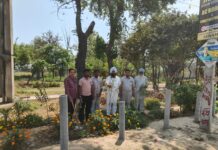 ਪਿੰਡ ਚੱਠੇ ਨਾਕਟੇ ਵਿਖੇ ਫੁੱਲਾਂ ਵਾਲੇ ਬੂਟੇ ਲਗਾਏ ਗਏ