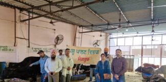 ਜ਼ਿਲ੍ਹਾ ਸੰਗਰੂਰ ਵਿੱਚ ਅੱਠਵੇਂ ਰਾਊਂਡ ਦੀ ਮੁਫਤ ਮੂੰਹ ਖੁਰ ਵੈਕਸੀਨੇਸ਼ਨ ਮੁਹਿੰਮ ਦੀ ਕੀਤੀ ਸ਼ੁਰੂਆਤ