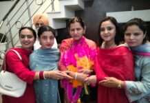 ਬਲਾਕ ਸੁਨਾਮ-1 ਦੀਆਂ ਹੈਲਪਰਾਂ ਤੇ ਵਰਕਰਾਂ ਵੱਲੋਂ ਜਿਲਾ ਪ੍ਰਧਾਨ, ਬਲਾਕ ਪ੍ਰਧਾਨ ਅਤੇ ਸਟੇਟ ਮੀਤ ਪ੍ਰਧਾਨ ਤ੍ਰਿਸ਼ਨਜੀਤ ਜੀ ਨੂੰ ਵਿਦਾਇਗੀ ਪਾਰਟੀ ਦਿੱਤੀ ਗਈ